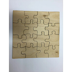 Derwent Laser Craft 16 pièces Vierges ? Puzzle en Bois ? 3 Tailles au Choix ? Prêt à Peindre (30centimeters x 30 centimetres)