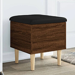 Maison Chic Banc de rangement | Meuble de rangement d'Entrée | Coffres d'Intérieur chêne marron 42x42x46 cm bois d'ingénierie -MN42379