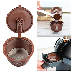 Tasse De Capsule De Café Rechargeable Pour Machine à Café Nescafes Brown pas cher