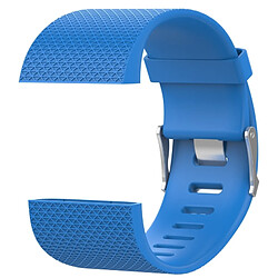 Avis Wewoo Bracelet pour montre connectée Dragonne sport réglable losange texture FITBIT Surge bleu ciel