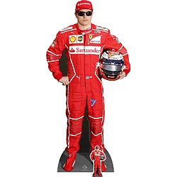 Star Cutouts Figurine en carton taille reelle Kimi Räikkönen 174cm