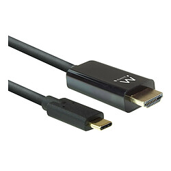 Cable Ewent EW9824 USB-C a HDMI 4K/60Hz 2m Negro