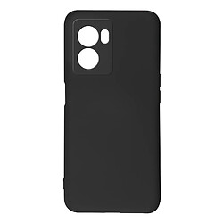 Avizar Coque pour Oppo A77 et A57 Semi-rigide Soft-touch Fine Noir