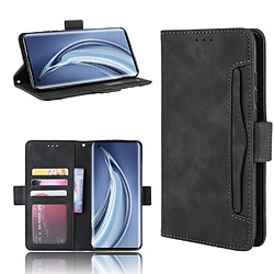 Etui en PU conception spéciale avec plusieurs porte-cartes noir pour votre Xiaomi Mi 10/Mi 10 Pro 5G