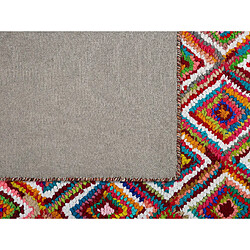 Beliani Tapis multicolore en coton 160 x 230 cm KAISERI pas cher