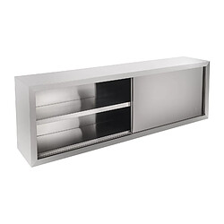 Helloshop26 Armoire murale cuisine professionnelle inox 160 x 40 x 65 cm 3614121