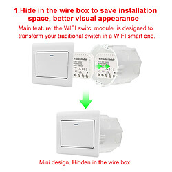 Avis Module De Commutateur De Lumière De Relais WiFi Intelligent 90-264V APP Contrôle DIY EW