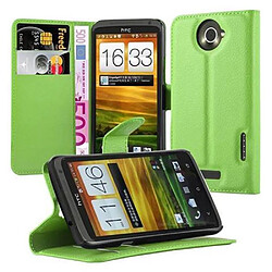 Cadorabo Coque HTC ONE X / X+ Etui en Vert