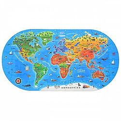 Universal Puzzle Puzzle Homme Géographie Intelligence Jouets cognitifs pour enfants Boîte cadeau portable 100 pièces