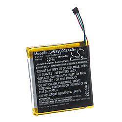 vhbw Batterie remplacement pour Garmin 361-00105-00 pour GPS compteur de vélo (1950mAh, 3,8V, Li-polymère)