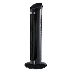 Homcom Ventilateur colonne tour oscillant silencieux 45 W 3 vitesses 27L x 27l x 75H cm noir