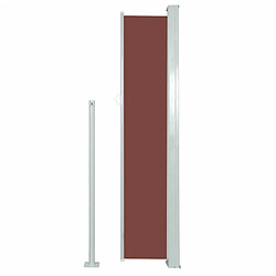 Acheter Maison Chic Auvent latéral rétractable de balcon | Store extérieur | Auvent solaire de patio 160x300 cm Marron -GKD57833