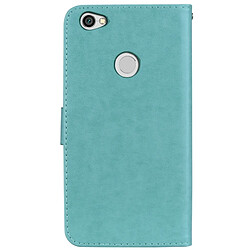 Avis Wewoo Housse Étui vert pour cartes et porte-monnaie Xiaomi Redmi Note 5A Pro / Prime Roses Pressed Fleurs Motif Flip en cuir avec titulaire fentes