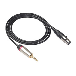 Câble De Connecteur Audio Microphone 3,5 Mm Mâle Vers XLR Femelle 1m