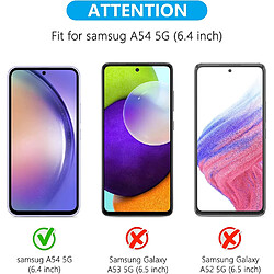 Acheter Coque Transparente pour Samsung Galaxy A54 5G (6,4") et Verre Trempé Film Protection Ecran Little Boutik®