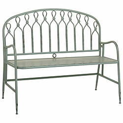 Banc Alexandra House Living Vert Métal 56 x 98 x 118 cm