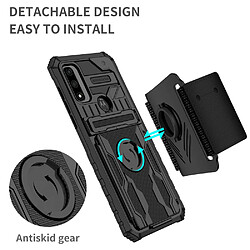 Coque en TPU anti-rayures avec béquille noir pour Motorola G Pure