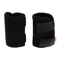 Avis 2 PCS Pet Leg Brace Protector Chien Blessure Genouillères Fixes Noir S