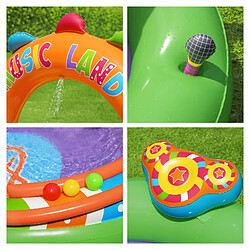 Acheter Piscine Gonflable Centre de Jeux Bestway Sing & Splash Little Astronaut 295x190x137 cm pour Enfants +2 Ans avec Toboggan, 6 Balles, 2 Cerceaux et 2 Instruments