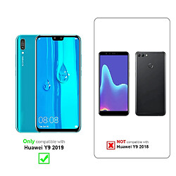 Cadorabo Coque Huawei Y9 2019 Etui en Bleu