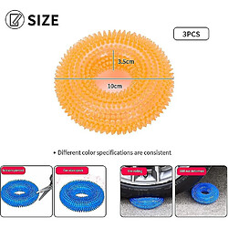 Jouet à Mâcher Pour Chien 3 Pièces, Jouet De Grincement De Chien, Jouet De brosse À Dents Pour Chien, Jouet Interactif Pour Chien, Jouets à Mâcher Anneau Hérissé Rebondissant, Adapté Aux Chiots