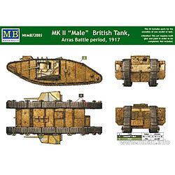 Master Box Maquette Char Mk Ii Male British Tank, Arras Battle Period, 1917