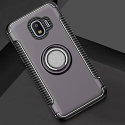 Wewoo Coque Étui de protection magnétique à 360 degrés avec anneau de rotation pour Galaxy J2 Pro 2018 gris