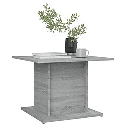 Avis Maison Chic Tabls basse,Table Console pour salon Gris Sonoma 55,5x55,5x40 cm Aggloméré -MN90064