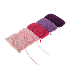 10Meter 1mm coton corde tressée Twisted Cord Ficelle pour Bracelet Violet