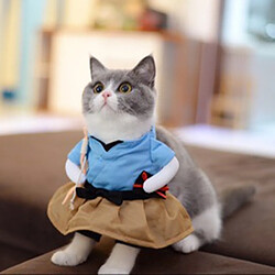 Acheter Wewoo Costume de chien drôle de chat uniforme vêtements de de de chiot habiller de soirée pour les de cosplay chattaille L Urashima Taro