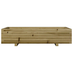 Acheter vidaXL Jardinière 110x60x26,5 cm bois de pin imprégné