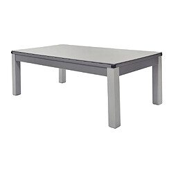 Vente-Unique Table transformable - Billard & Ping-pong BALTHAZAR - 213*112*81.5cm - Gris