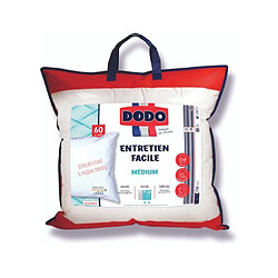 Dodo Oreiller carré Entretien facile microfibre 60x60cm medium 