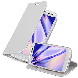 Cadorabo Coque Samsung Galaxy S3 MINI Etui en Argent