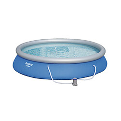 Bestway Kit piscine autoportante ronde Fast Set Pools - D. 457 x H 84 cm