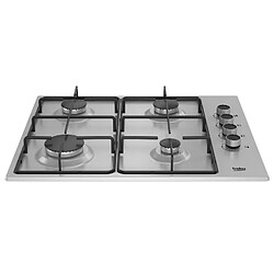 Avis Table de cuisson gaz 60cm 4 feux inox - HIGG64123SX - BEKO