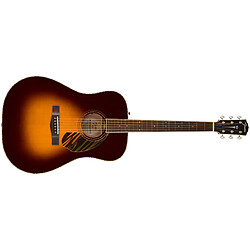 Paramount PD-220E Dreadnought 3-Tons Vintage Sunburst Fender