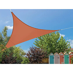 JARDIéco Voile d'ombrage triangulaire Flex 3,60 x 3,60 x 3,60 m - Camel