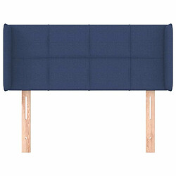 Avis Maison Chic Tête de lit scandinave avec oreilles,meuble de chambre Bleu 93x16x78/88 cm Tissu -MN32620