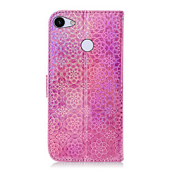 Avis Wewoo Housse Coque Pour Google Pixel 3A Couleur Pure Coloré Boucle Magnétique Horizontal Etui en Cuir Flip avec Fente Titulaire & Carte et Portefeuille & Lanière Rose