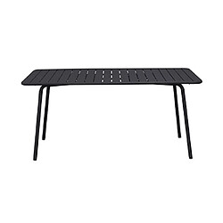 Acheter Mes Ensemble table de jardin + 4 fauteuils en métal gris - BACA