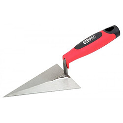 KS TOOLS 144.0235 Truelle triangulaire - lame acier - manche bi-composant - 160 mm