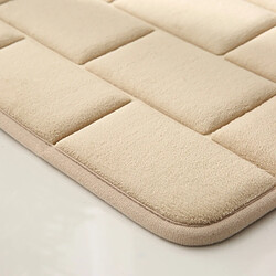 Universal Tapis de salle de bains antidérapant 3D brique sol sanitaire tapis de sol salle de douche portes et fenêtres couleur unie absorbant tapis de baignoire | serviettes de bain (50 * 80 cm) pas cher