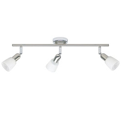 Brilliant (Lighting) Plafonnier a 3 lumières SOFIA 3x40W E14 ACIER CHROME