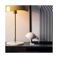 Avis Pt' Statuette Kiwi en aluminium blanc.