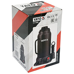 Avis YATO Cric bouteille 15 tonnes YT-17006