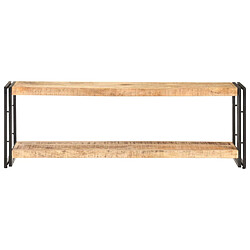 vidaXL Meuble TV 120x30x40 cm Bois de manguier brut