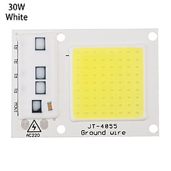 Wewoo Projecteur LED haute puissance 220V / Lampe chauffante puce intelligente IP65 pour COB (30W blanc)