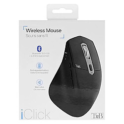 Acheter T'Nb Souris sans fil ergonomique ICLICK TNB noire