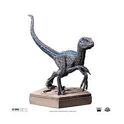 IRON STUDIOS Jurassic World - Statuette Icons Velociraptor Blue 9 cm